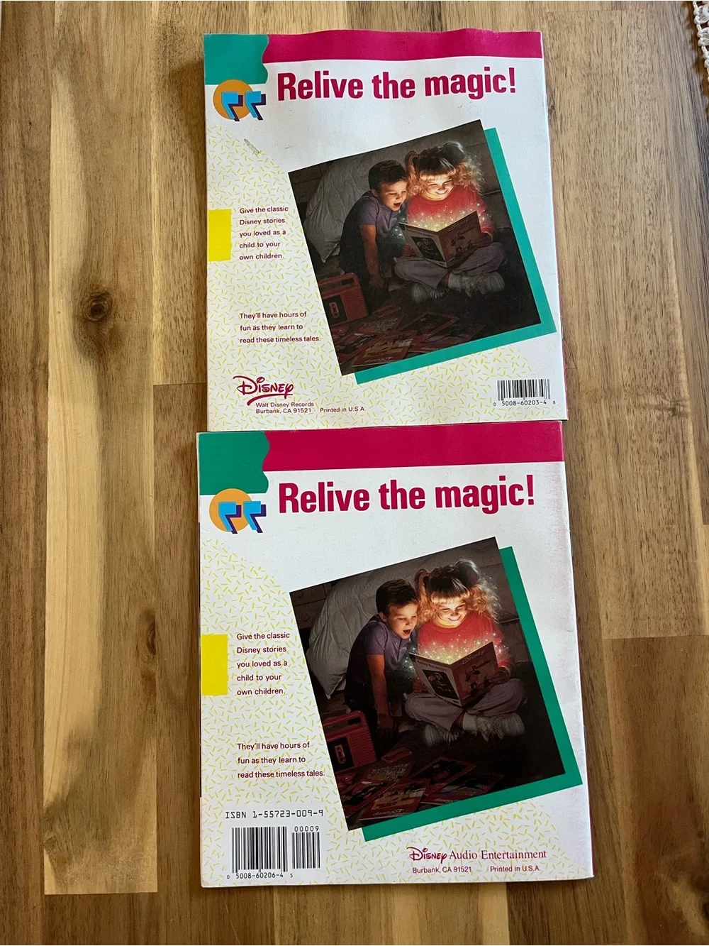 Vintage 1990 Disney Children’s Books, Peter Pan and Robin Hood.